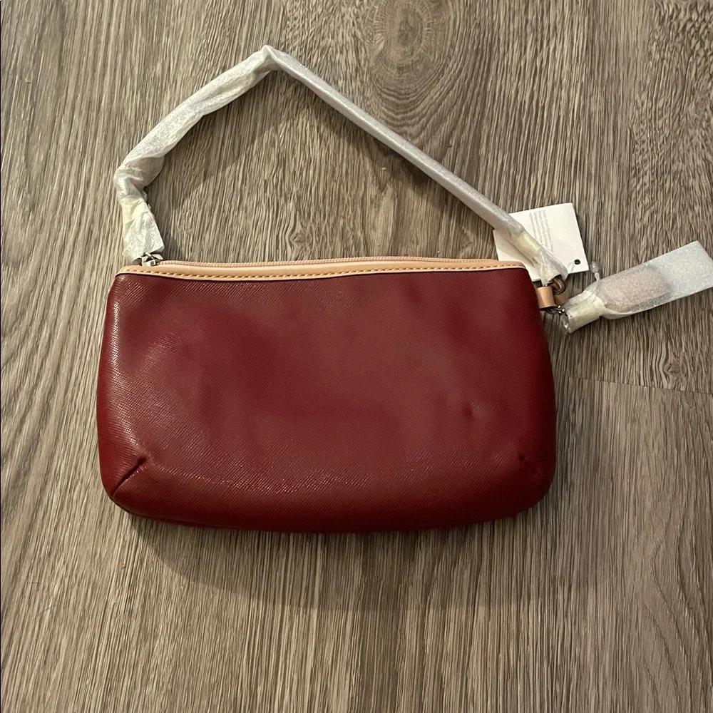 Coach Burgundy Wristlet Clutch - Picture 3 of 6